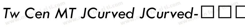 Tw Cen MT JCurved JCurved字体转换